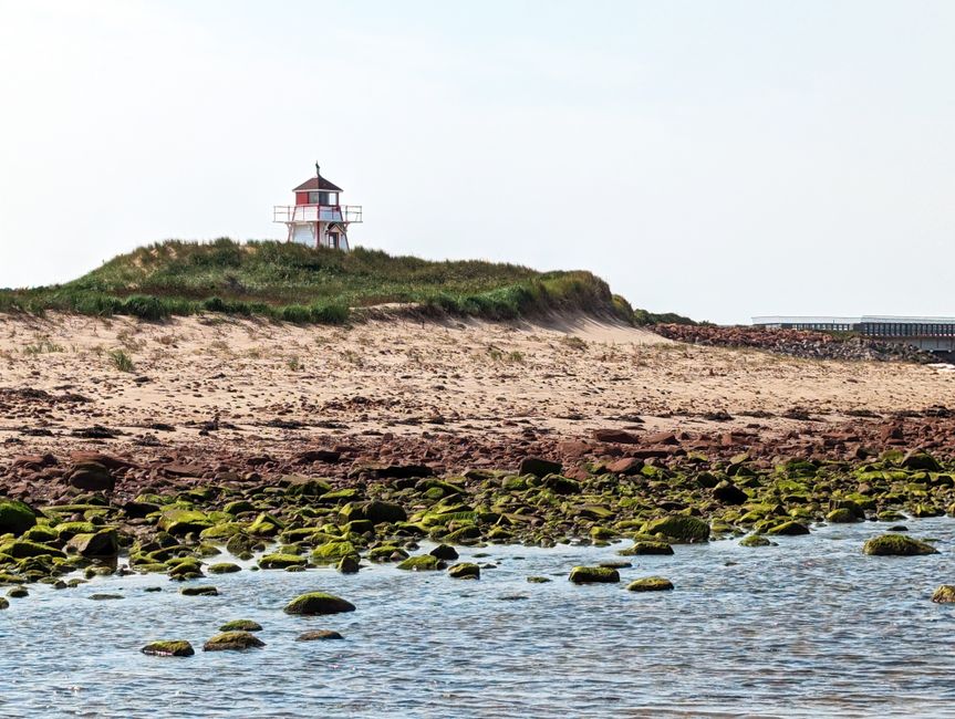 A picturesque and charming cottage on the coast of Prince Edward Island under a clear blue sky, illustrating the unique and desirable local real estate market.